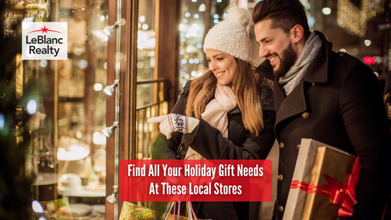 Pick out the perfect gift with these local stores.